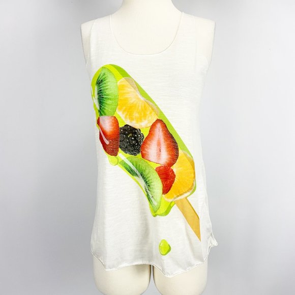 Bear Dance Popsicle Medium Tank Juniors Fruit - Picture 2 of 6